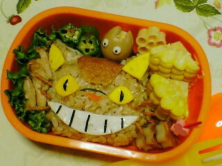 ねこバス弁当 となりのトトロ 簡単 キャラ弁の作り方 画像 動画まとめ